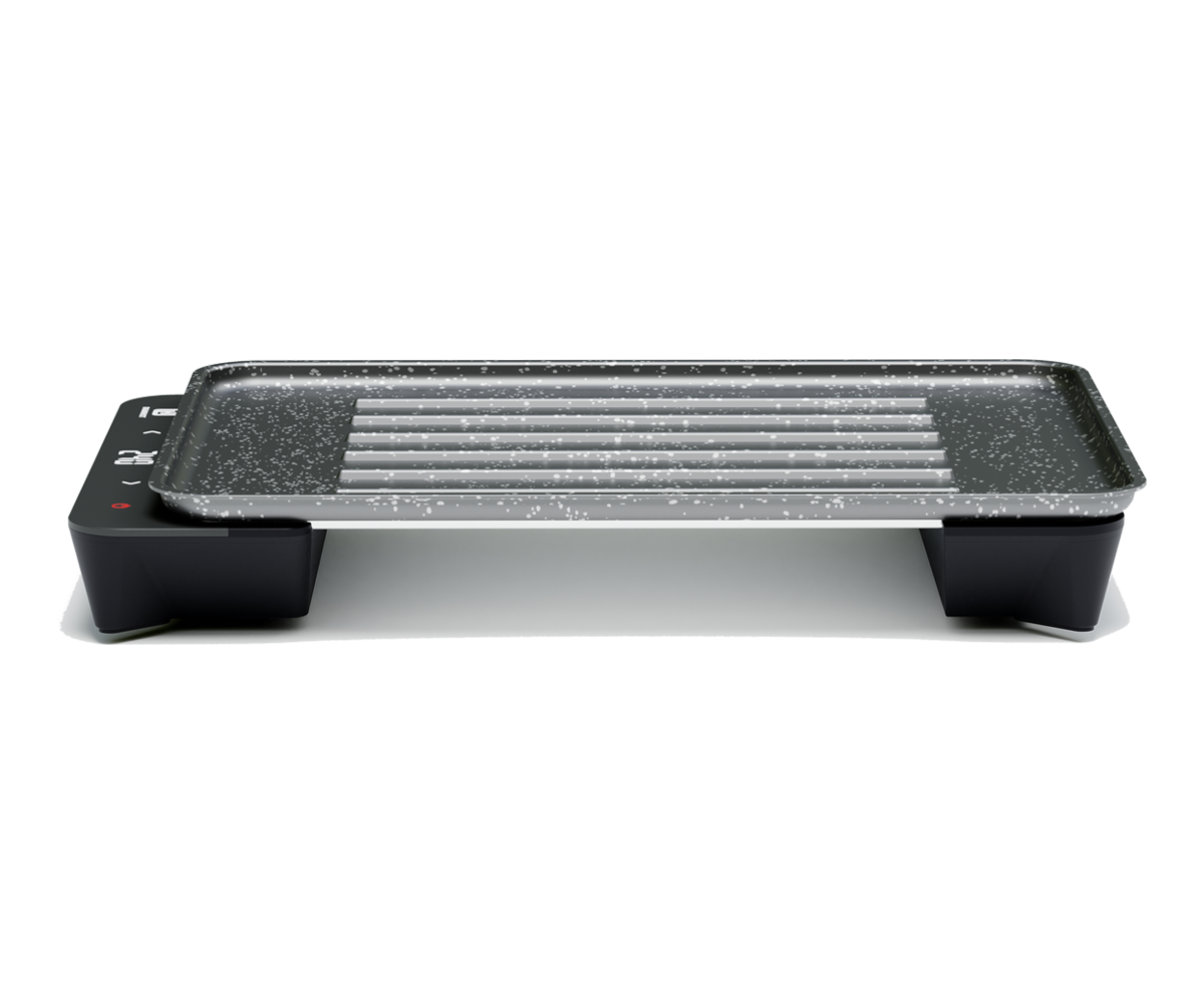 600W Quick fire electric griddle